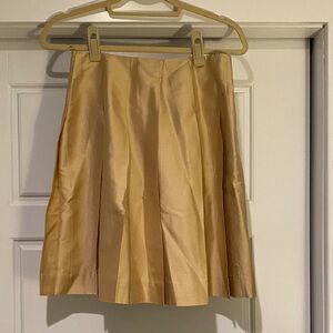 Banana Republic Gold A-Line Skirt